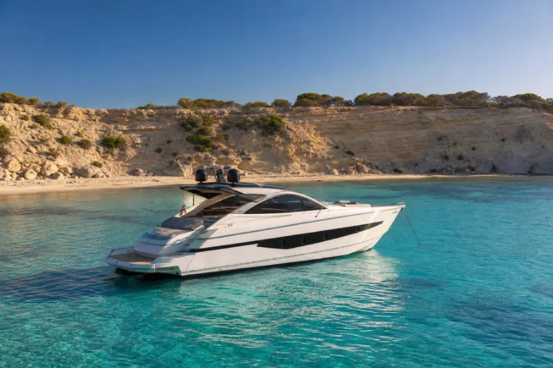 Yacht in the waters of Mallorca